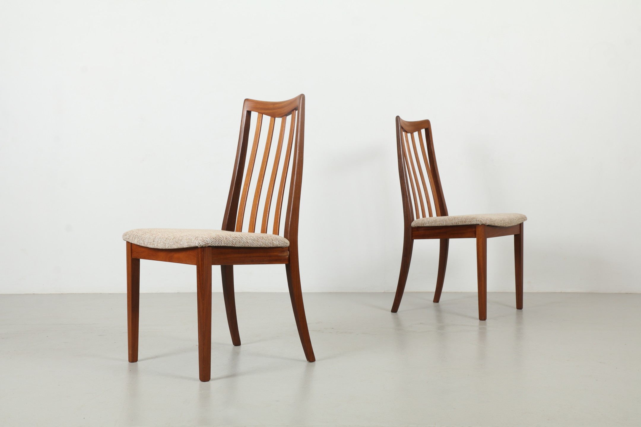 Ten Refined Leslie Dandy 'Fresco' Dining Chairs by G-Plan