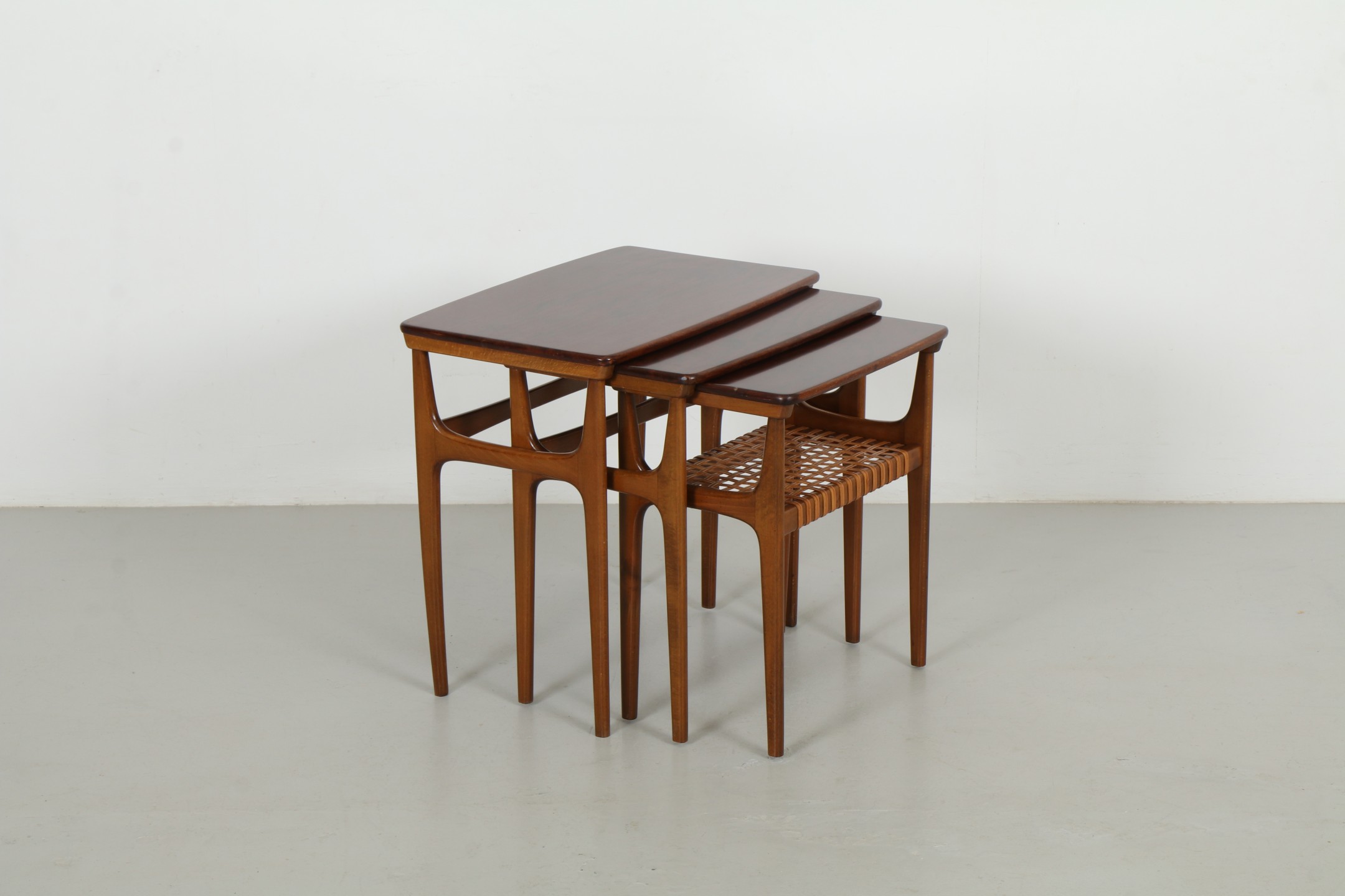Refined Erling Torvits Nesting Tables by Heltborg Møbler