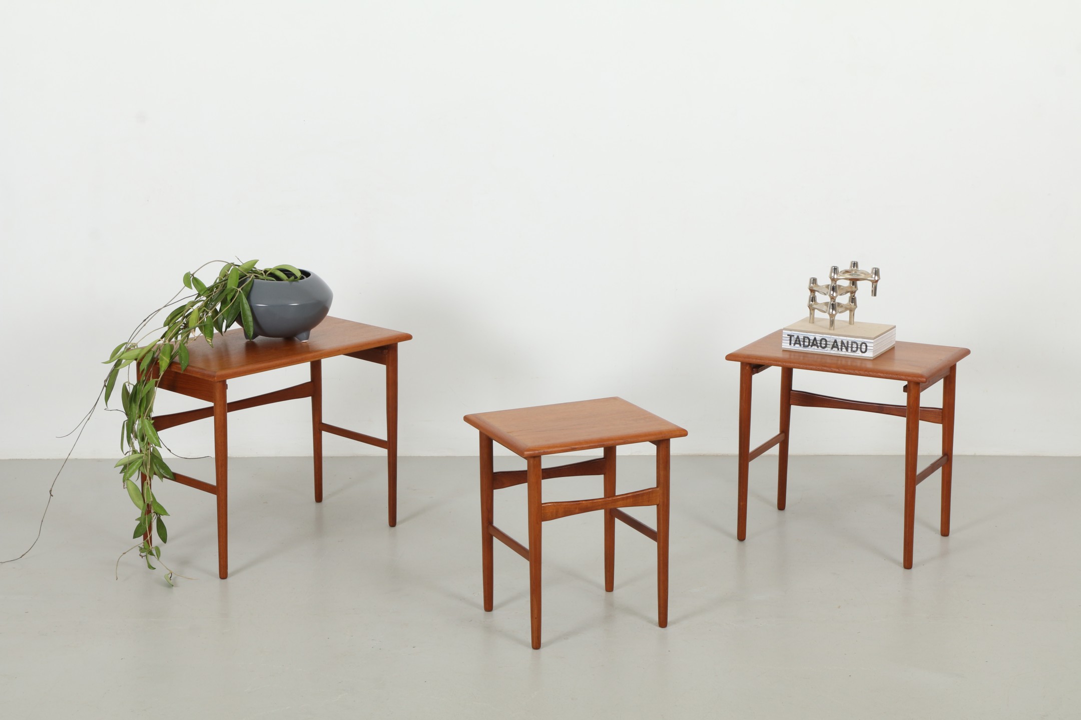 Elegant David Walker Nest of Tables by Dalescraft