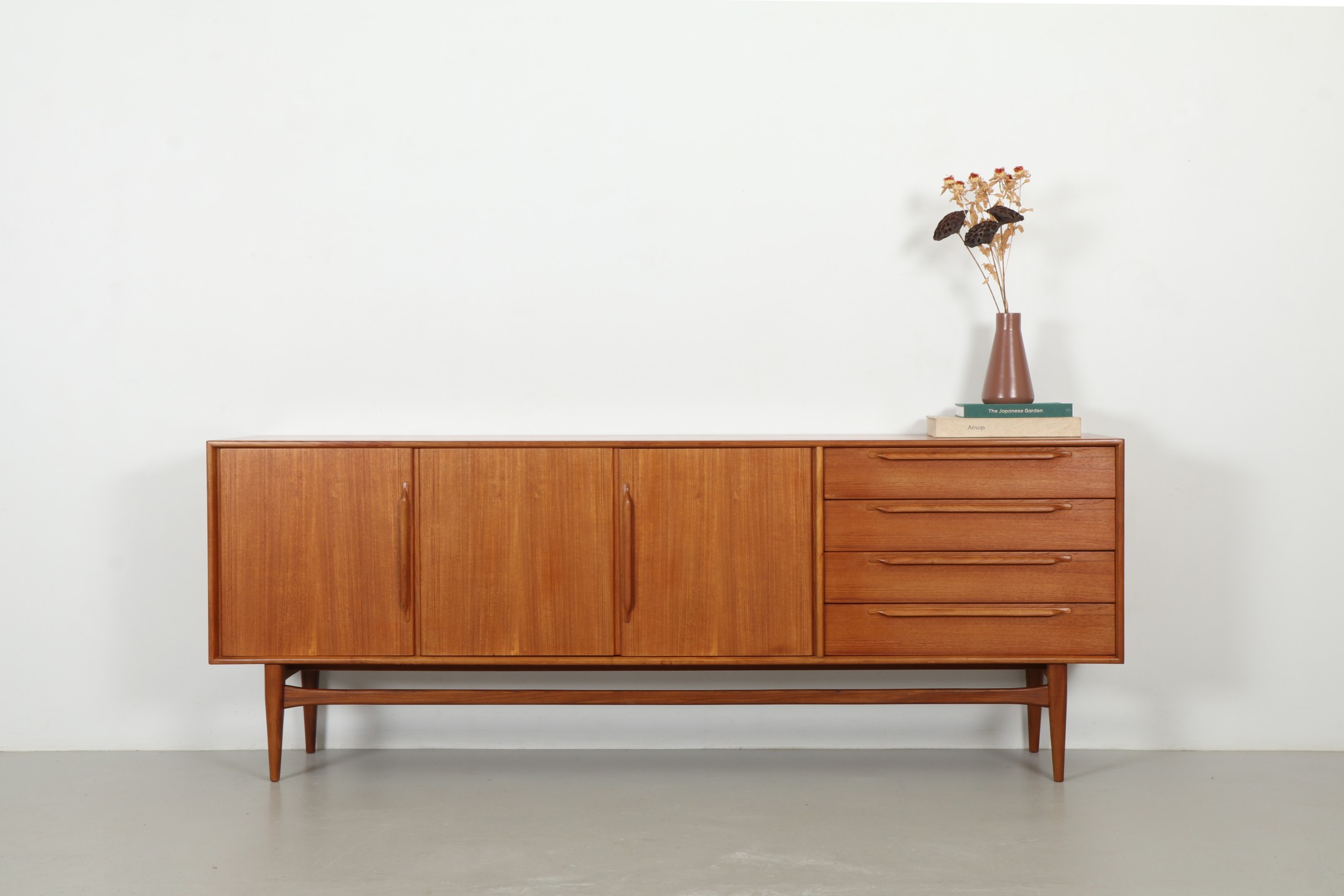 Impressive German 'RT 200' Series Sideboard by Heinrich Riestenpatt