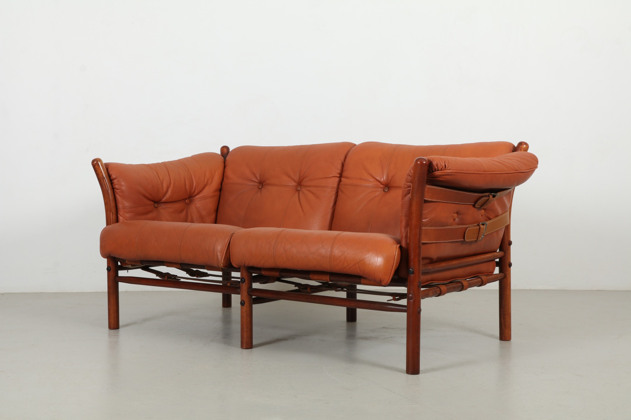 Luxurious Arne Norell 'Indra' Two Seater Sofa by Norell Mobel