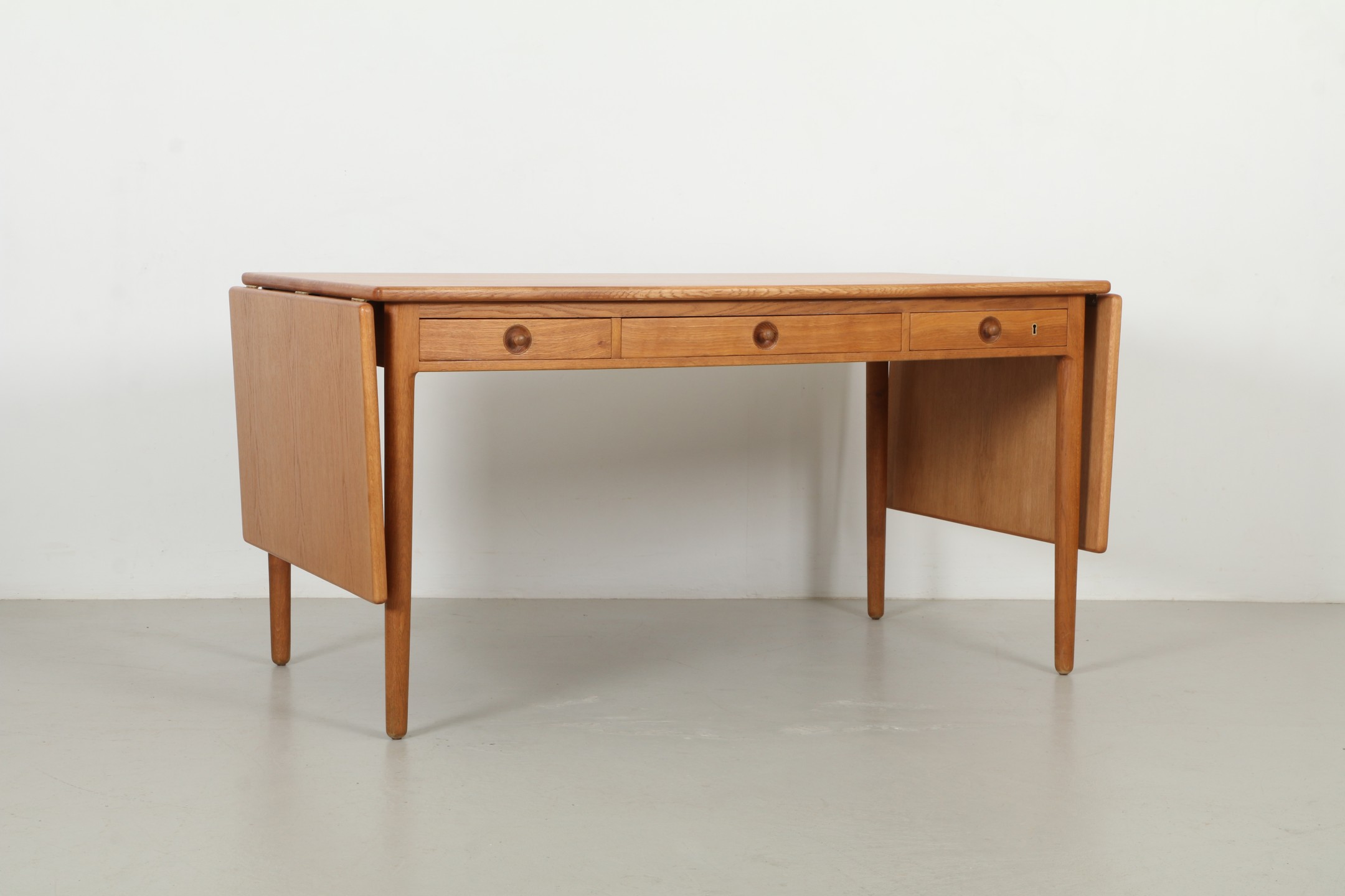 Poised Hans Wegner ‘AT-305’ Writing Desk by Andreas Tuck
