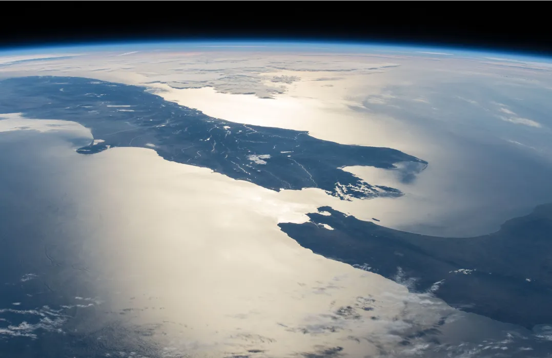 Earth view from Céleste