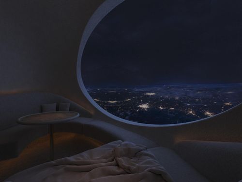 Space view from Céleste capsule