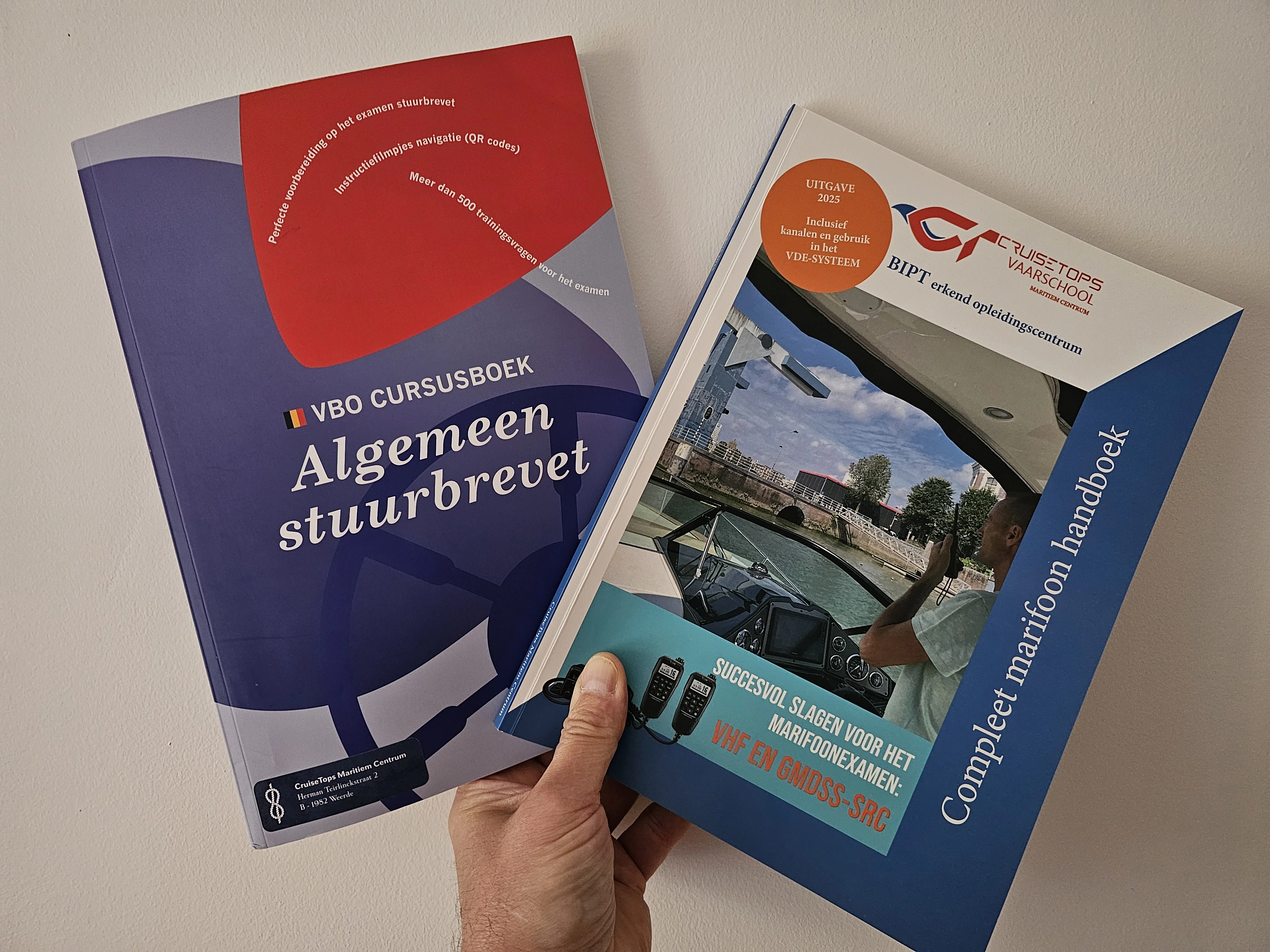 Compleet boekenpakket stuurbrevet en radiomarifonie