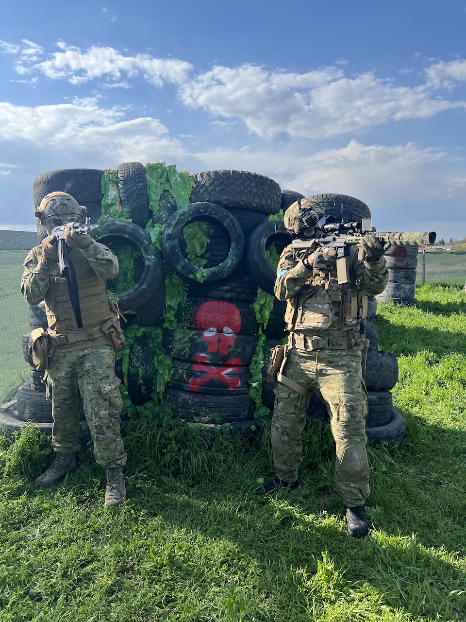 Airsoft players