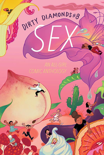 Comic book cover - Dirty Diamonds - 'Sex' Issue.