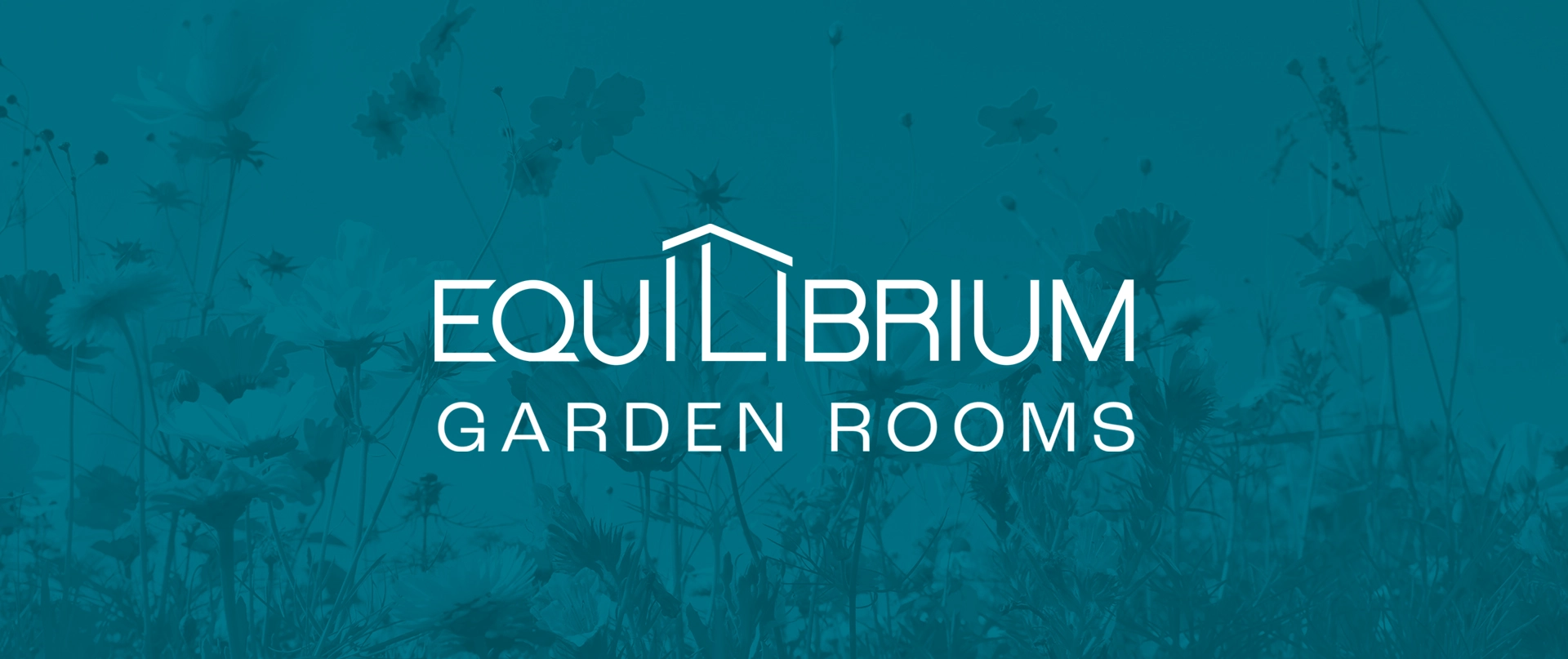 Corporate brand logo for Equilibrium Garden Rooms by Newleaf Creative, Suffolk-based design and branding agency