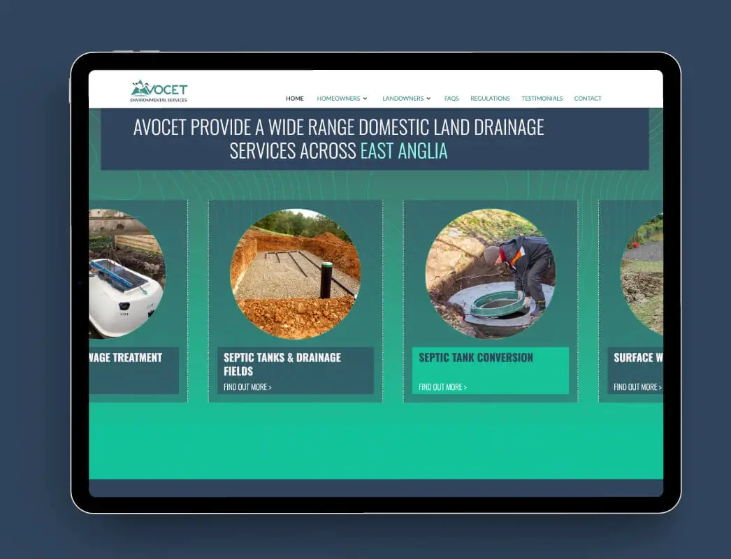 Avocet website our services