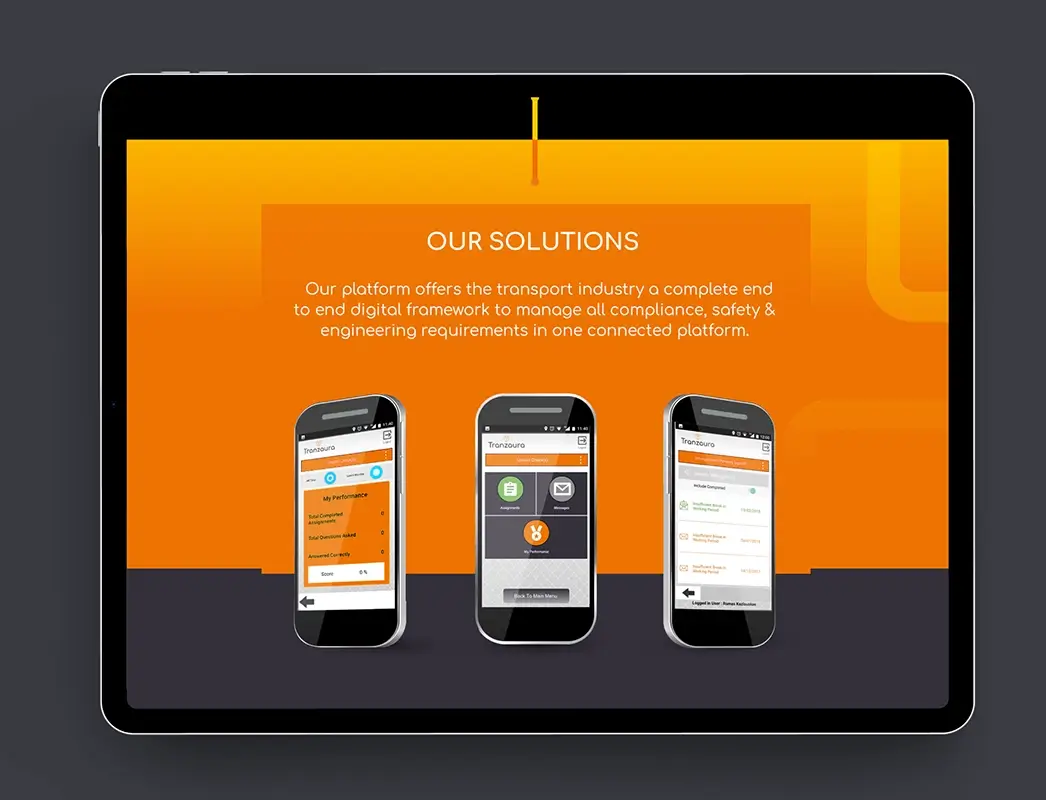 Detail from the Tranzaura website