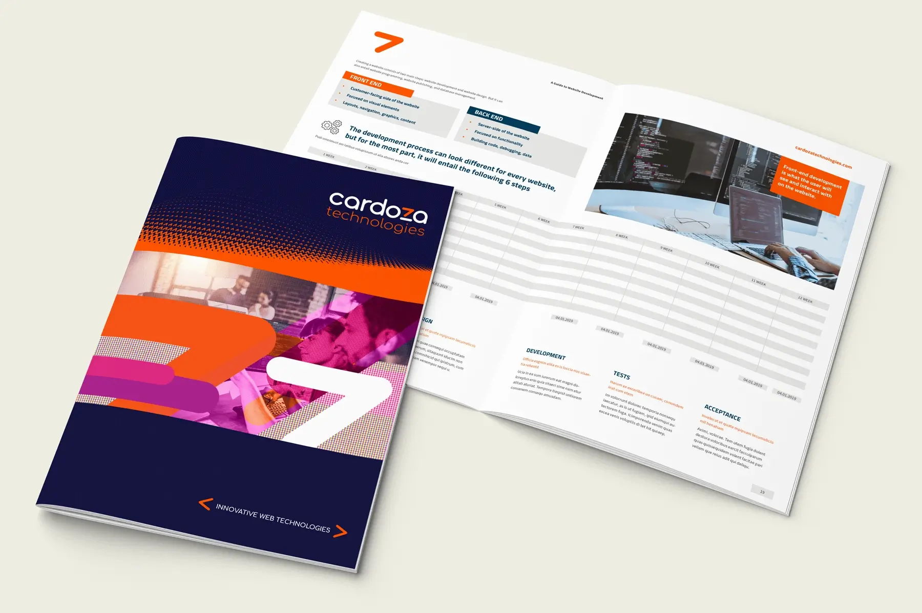 Cardoza Technologies brochure designs
