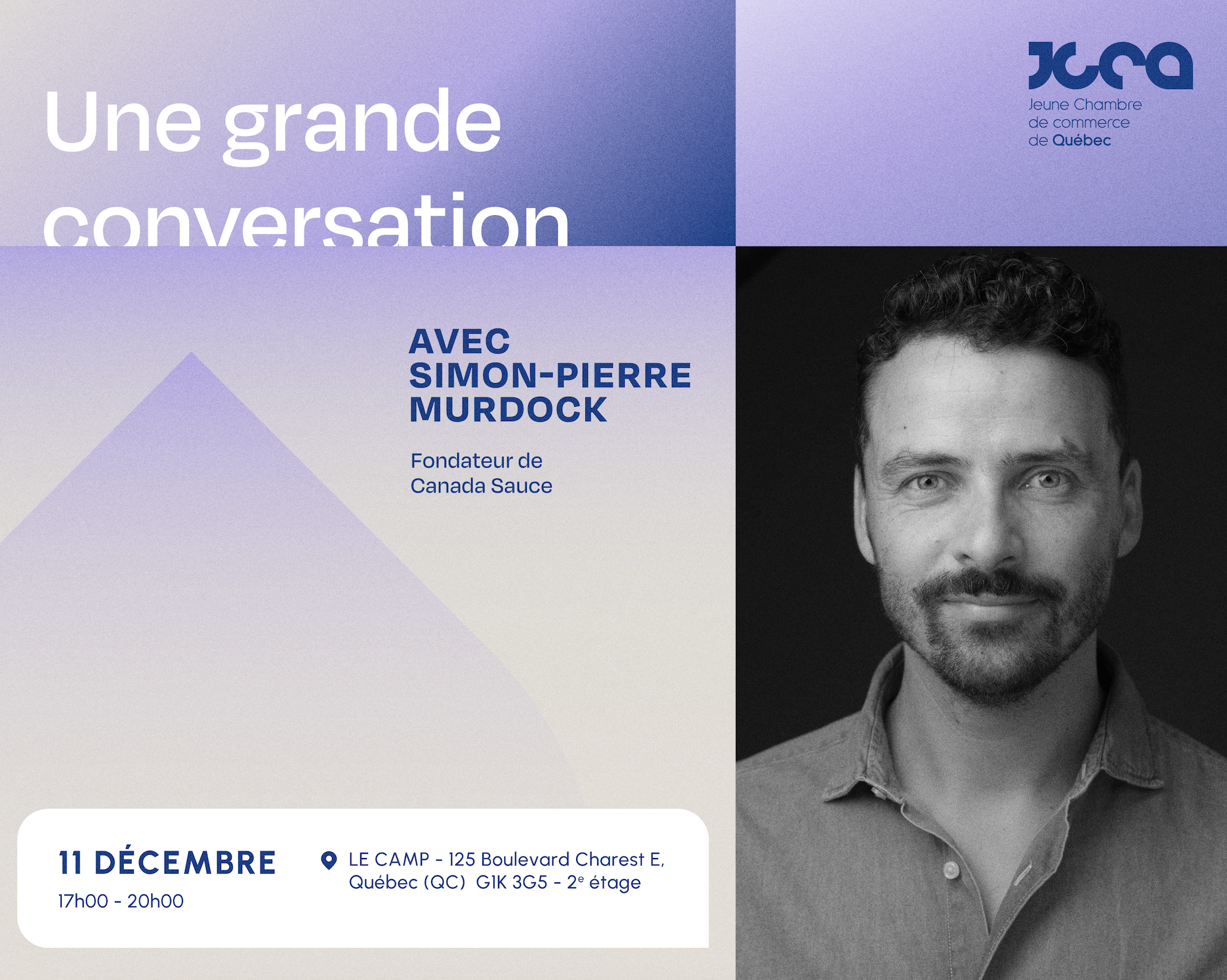 Une grande conversation avec Simon-Pierre Murdock