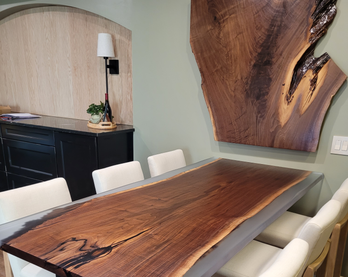 Live edge kitchen table