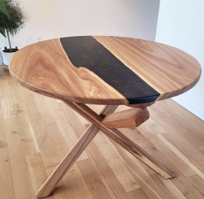 Round Epoxy Coffee Table 