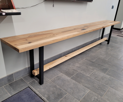 Oak and Elm Console Table