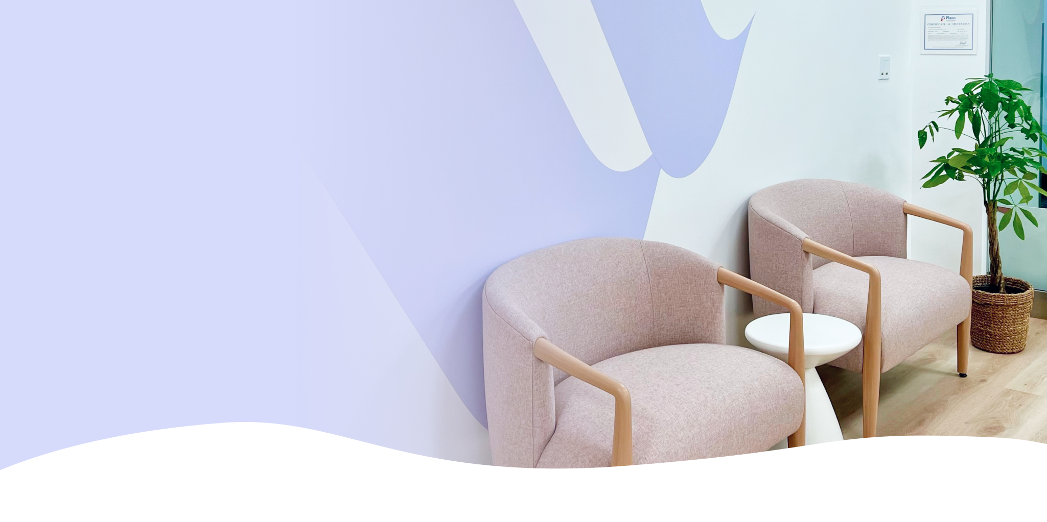 Waiting area in knownwell's clinic in Atlanta