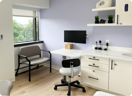 Hallway photo of knownwell's clinic in Atlanta