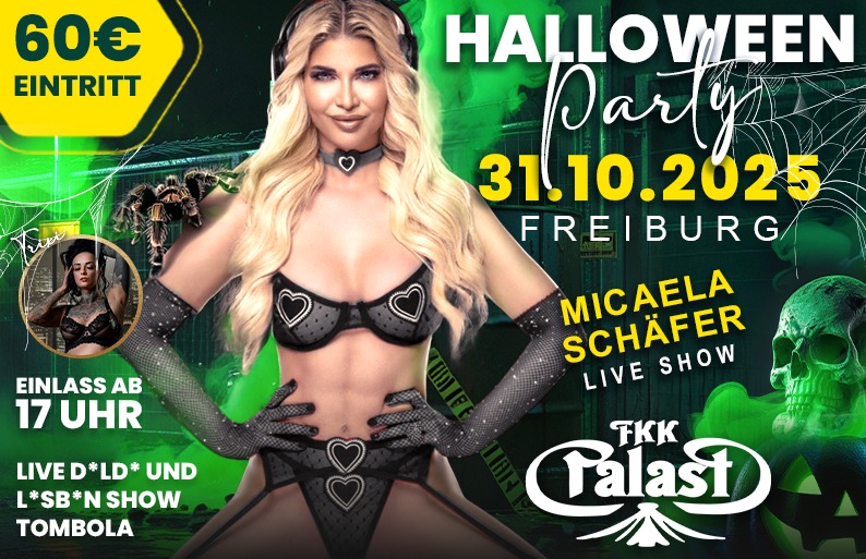 Halloween Party mit Micaela Schäfer Live Show