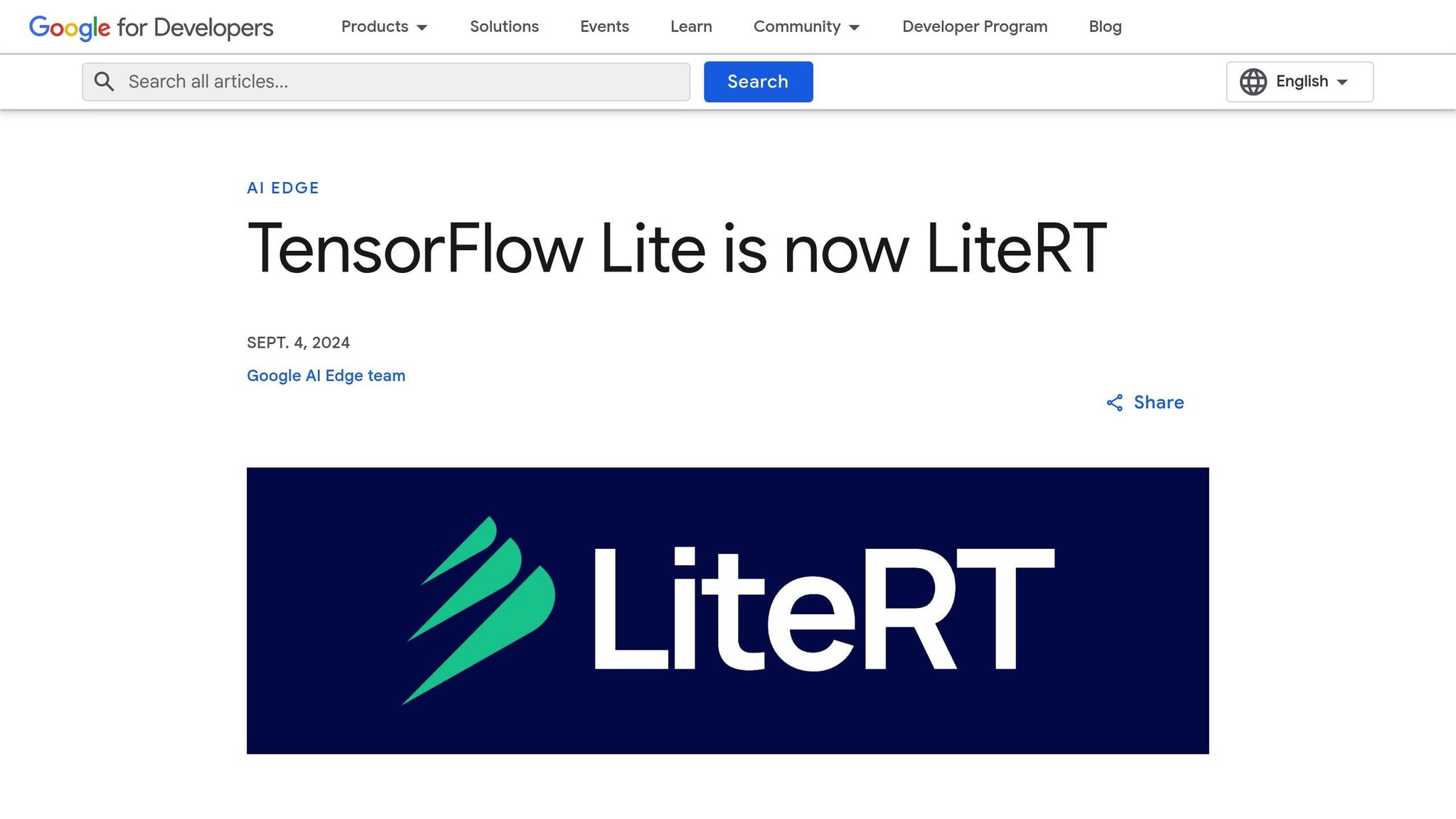 TensorFlow Lite