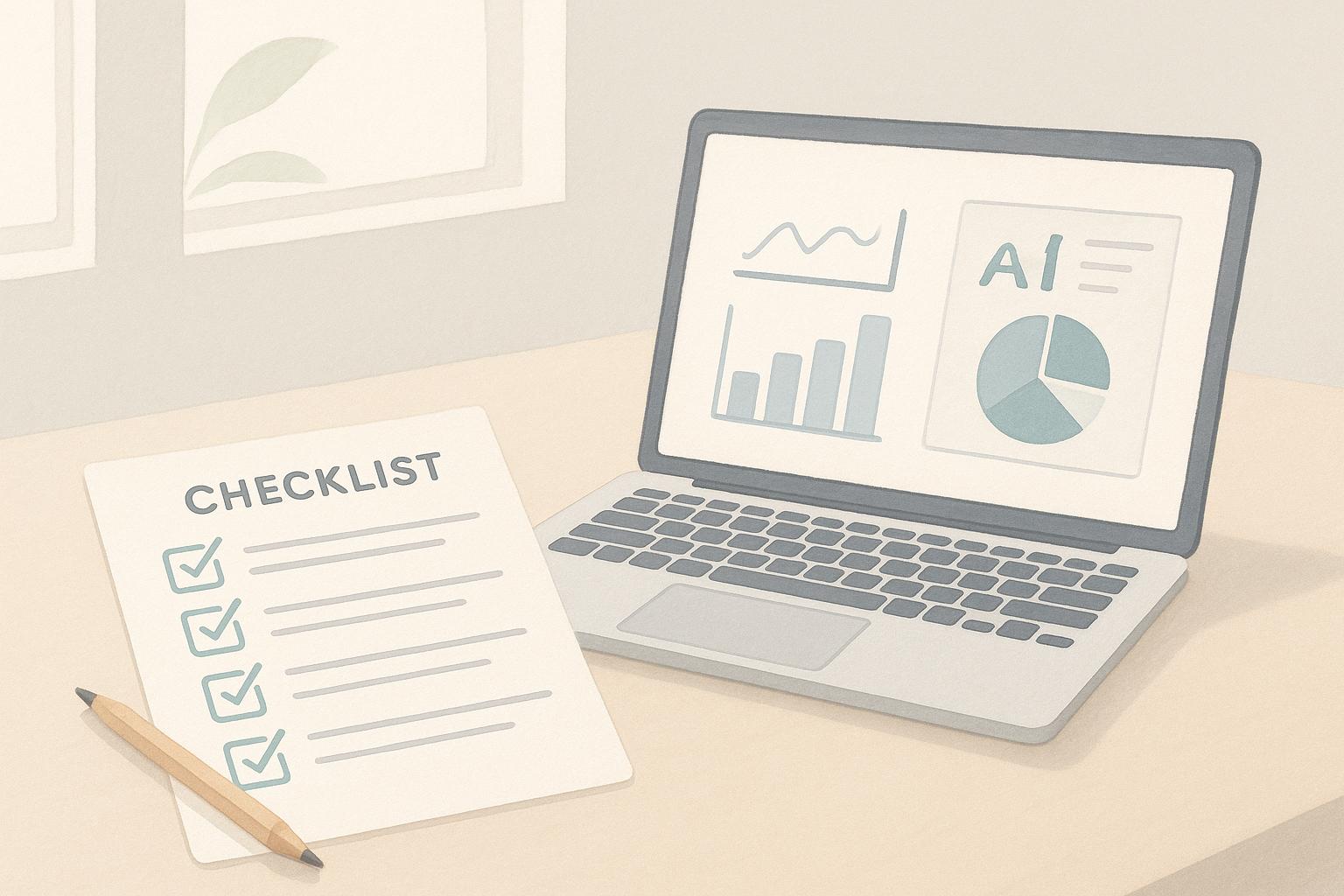 Checklist for Choosing AI Reporting Tools