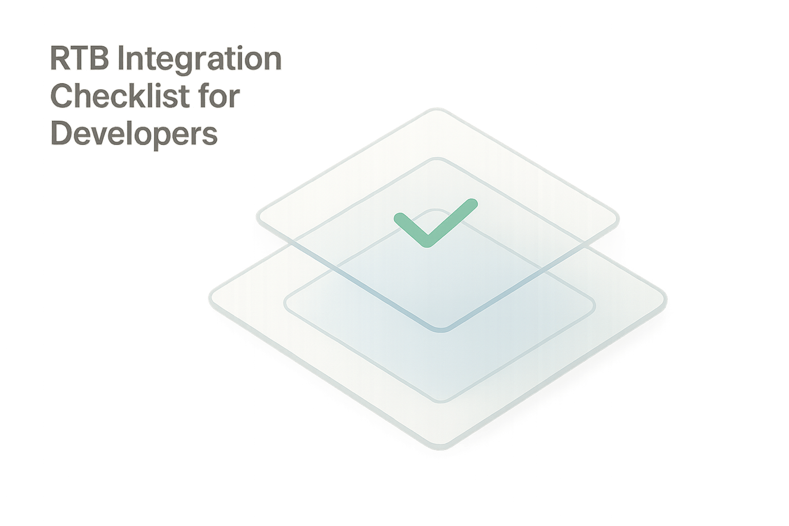 RTB Integration Checklist for Developers