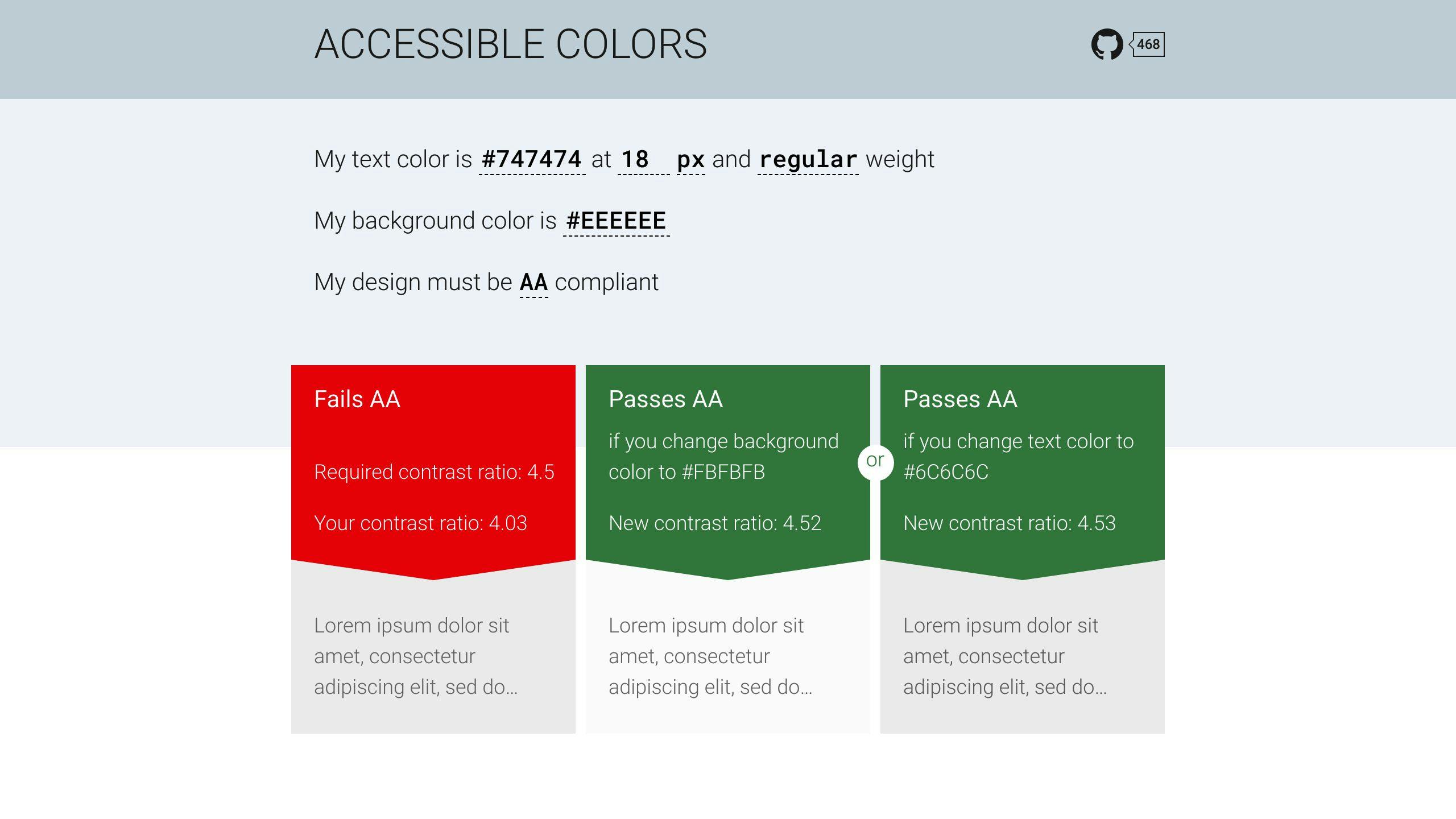 Accessible Colors