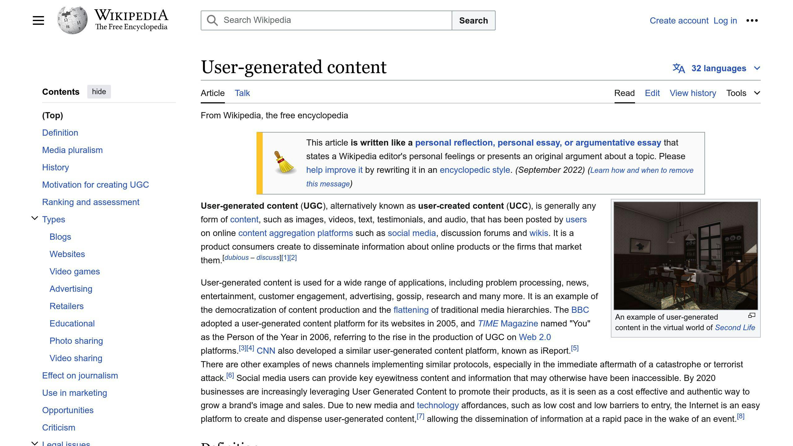 User-Generated Content