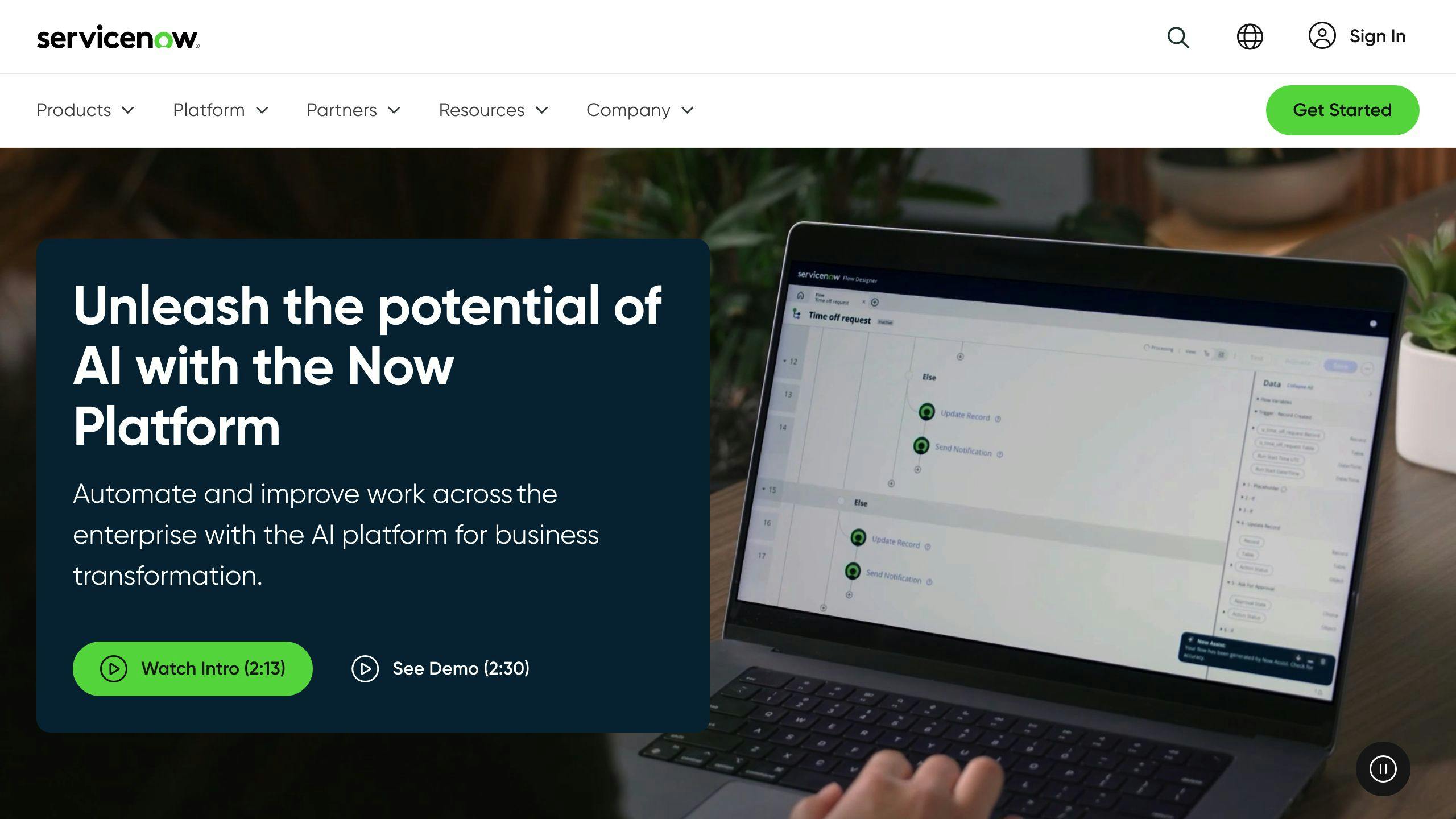 ServiceNow Now Platform