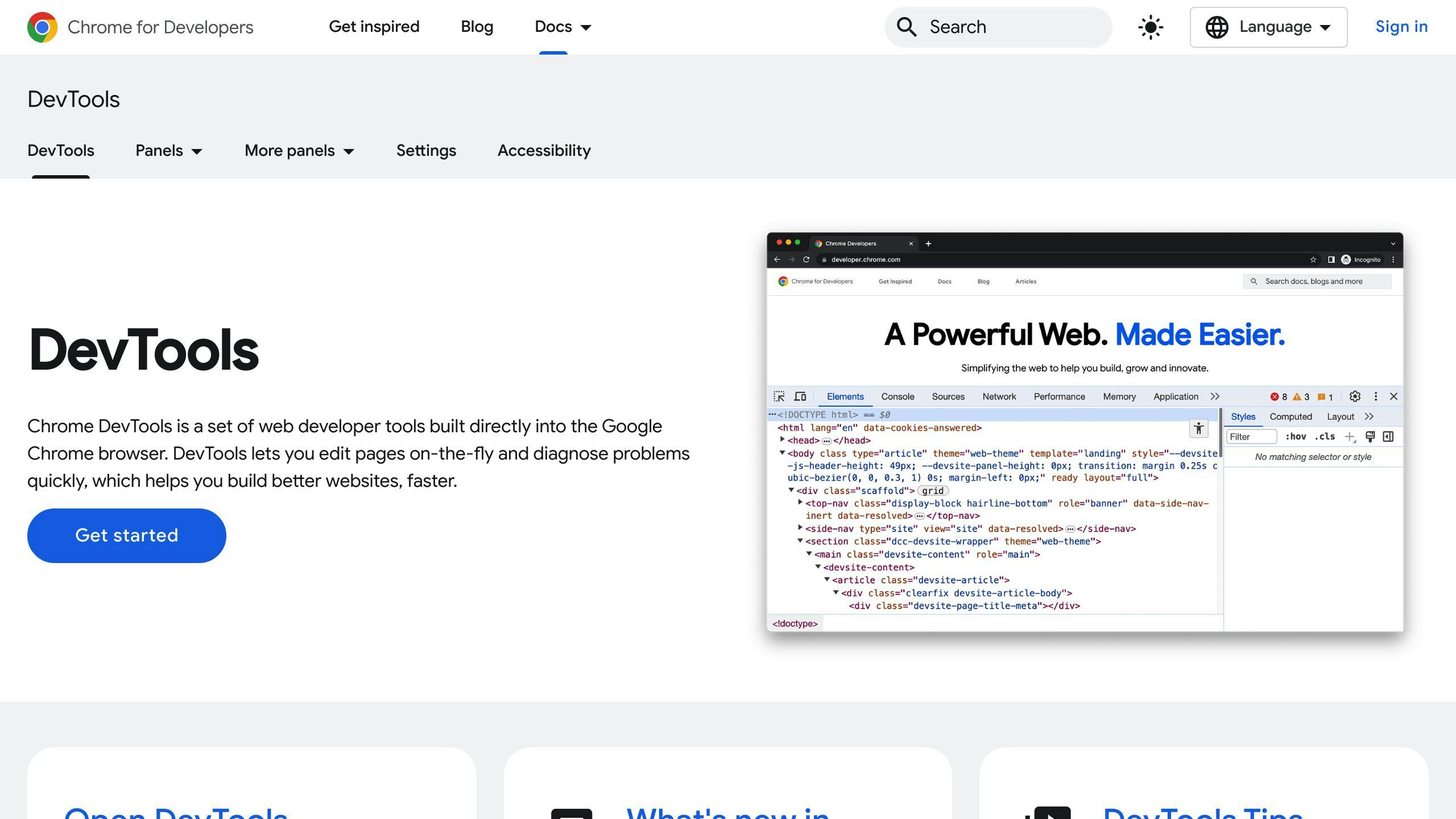 Chrome DevTools