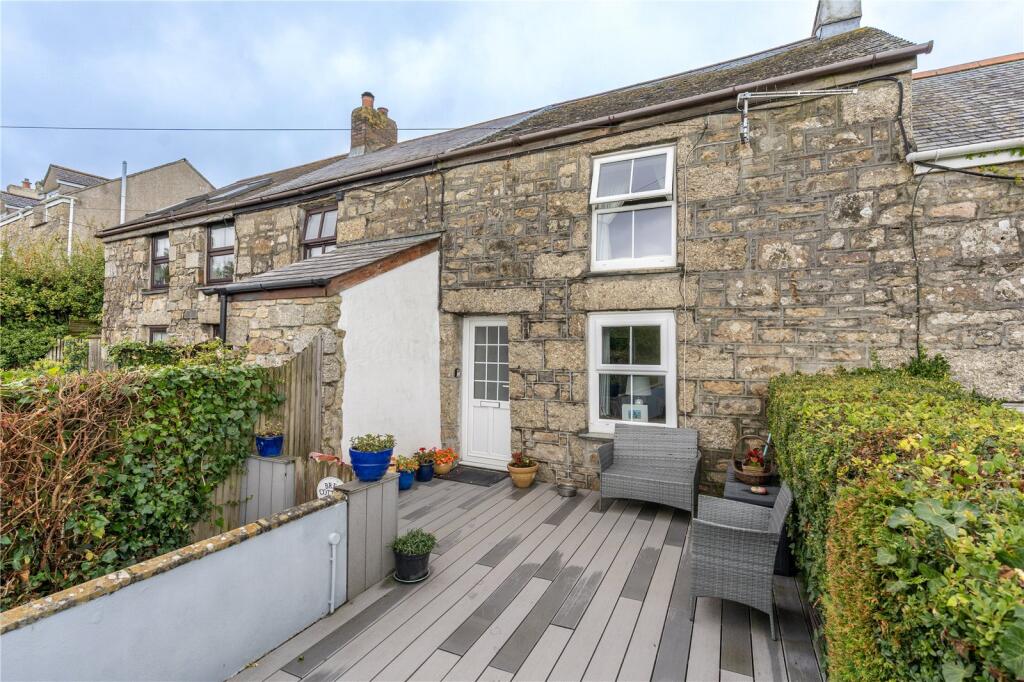 2 bedroom terraced house in great village location, no chain, ludgvan, near schools and church and great walks