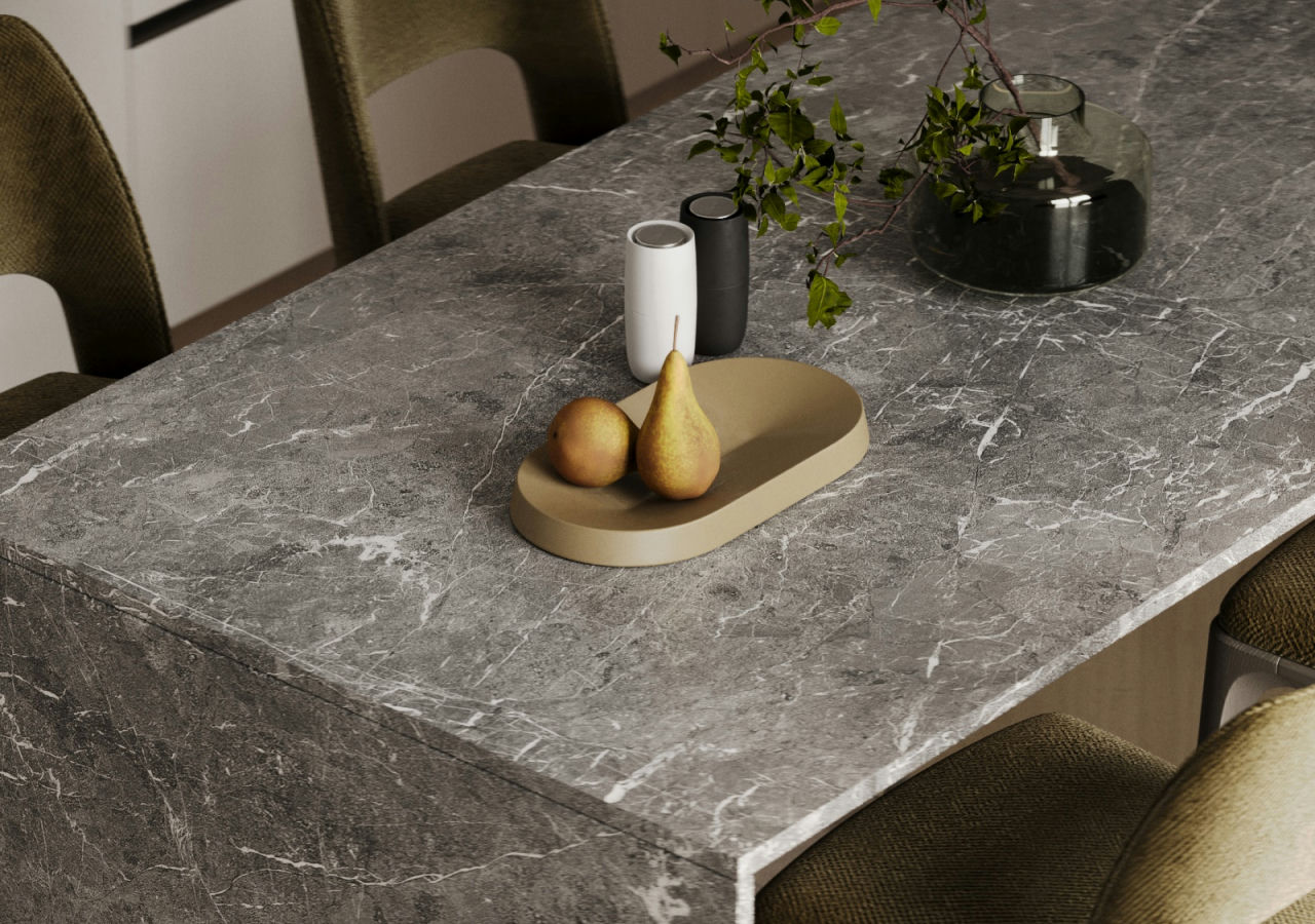 Gray Dekton countertop