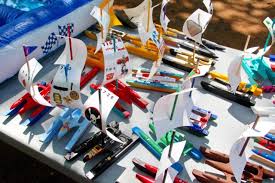 AWANA Sparks Rain Gutter Boat Regatta