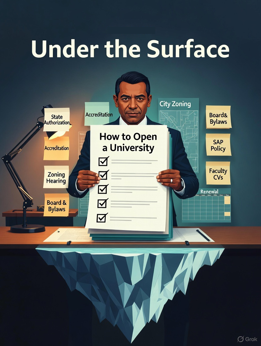 What the “How to Open a College or University” Guides Won’t Tell You