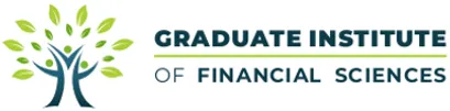 Graduate Institute of Financial Sciences logo with a stylized tree featuring green leaves.