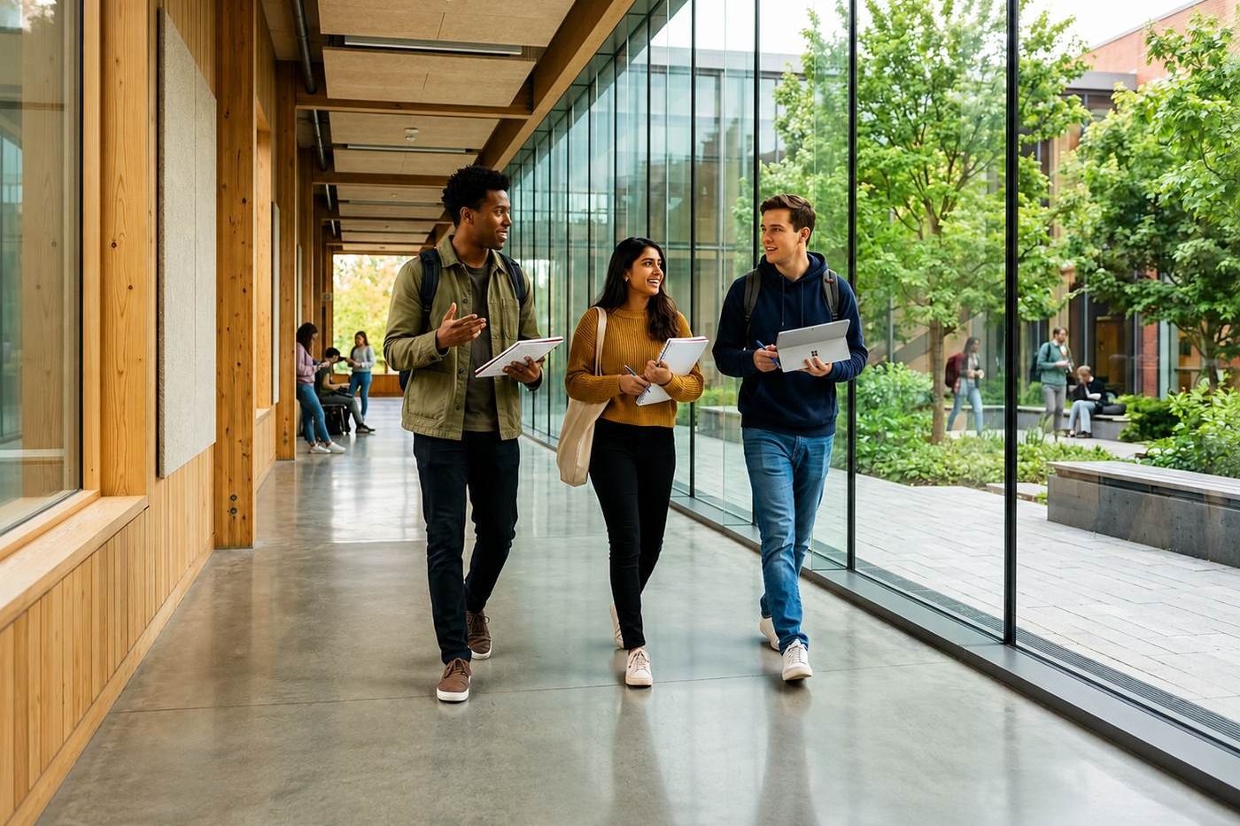 University campus building representing a college or university available for acquisition