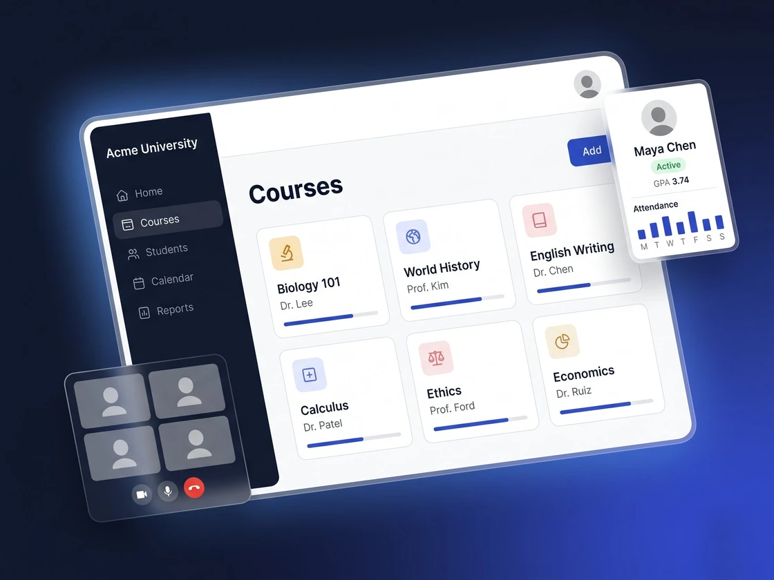 LMS and SIS setup for new school — Moodle and Gibbon dashboards configured for new colleges and universities