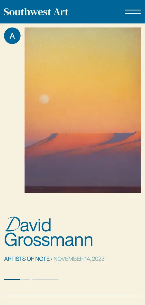 mobile screen layout