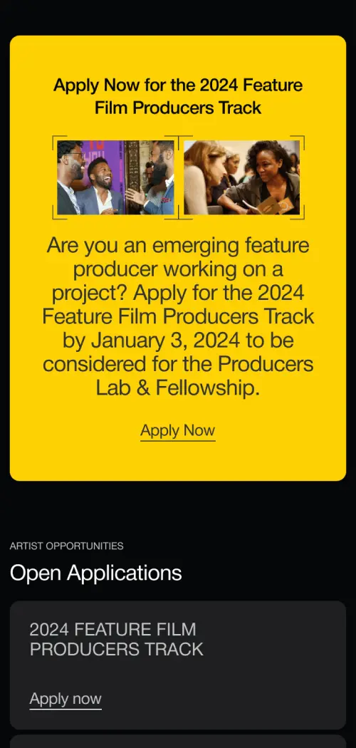mobile screen layout