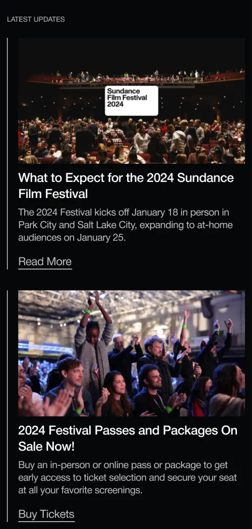 mobile screen layout