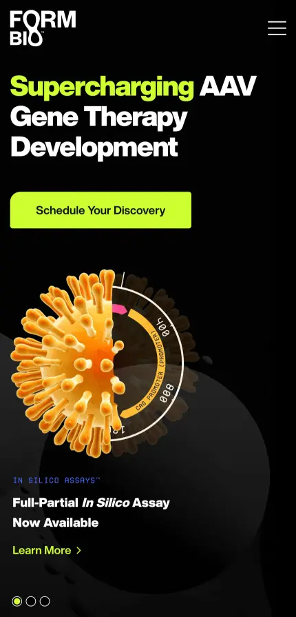 Home mobile page screenshot