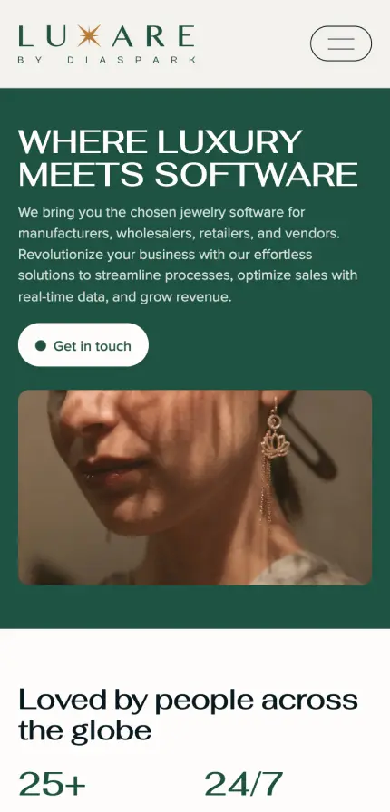 Home mobile page screenshot
