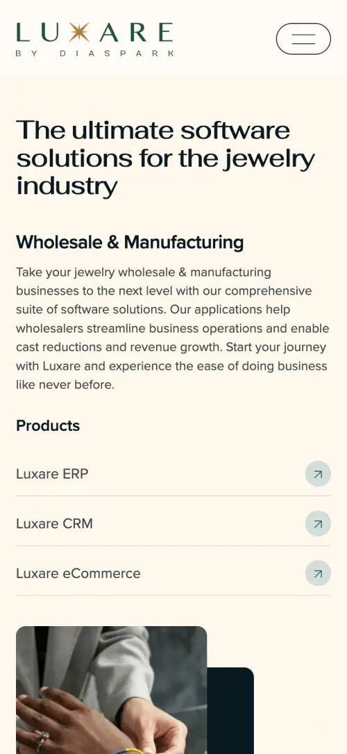 mobile screen layout