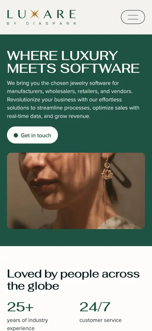 mobile screen layout