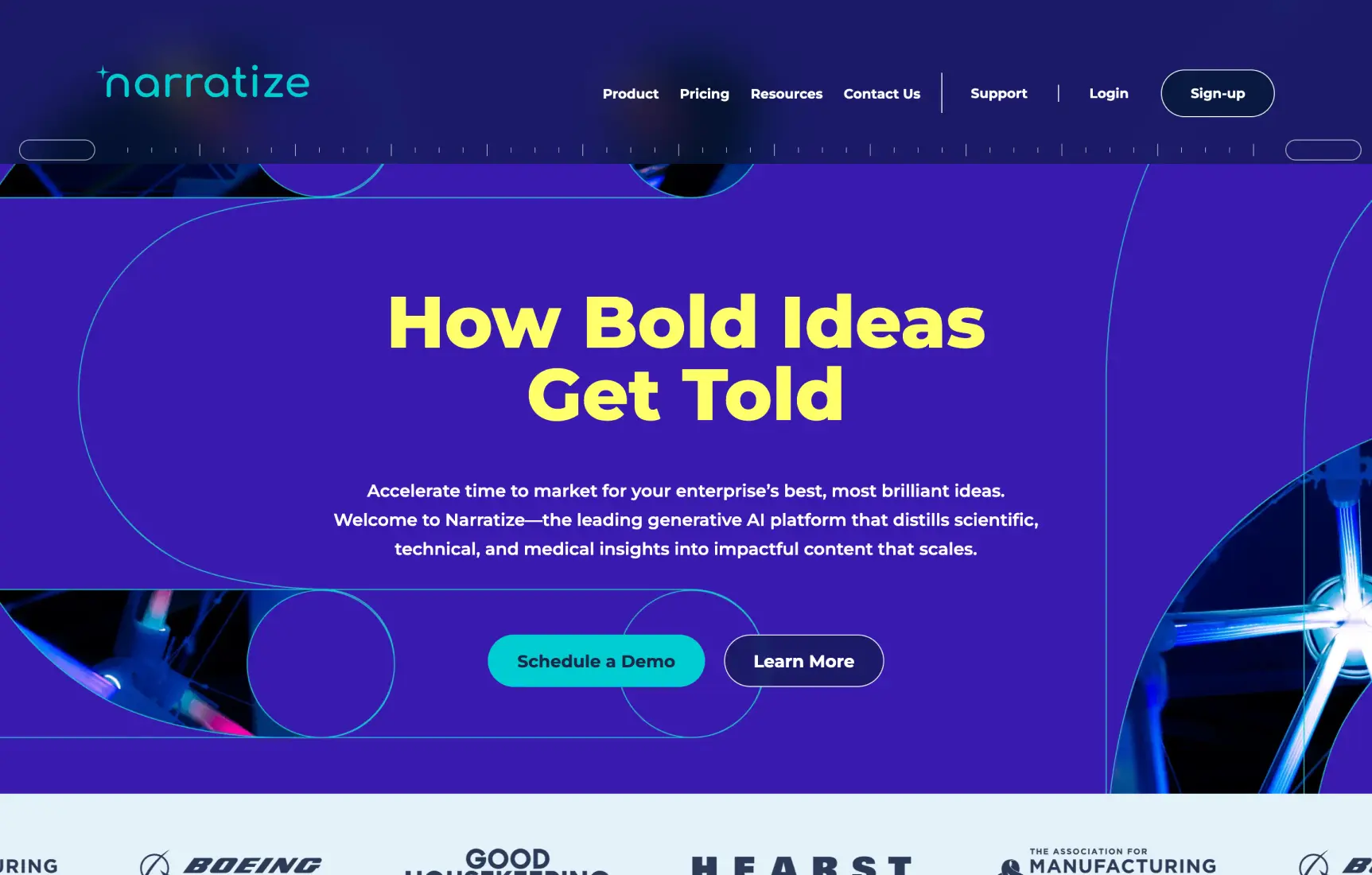 Home page screenshot