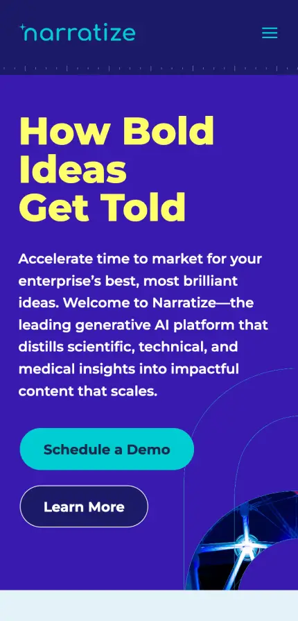 Home mobile page screenshot