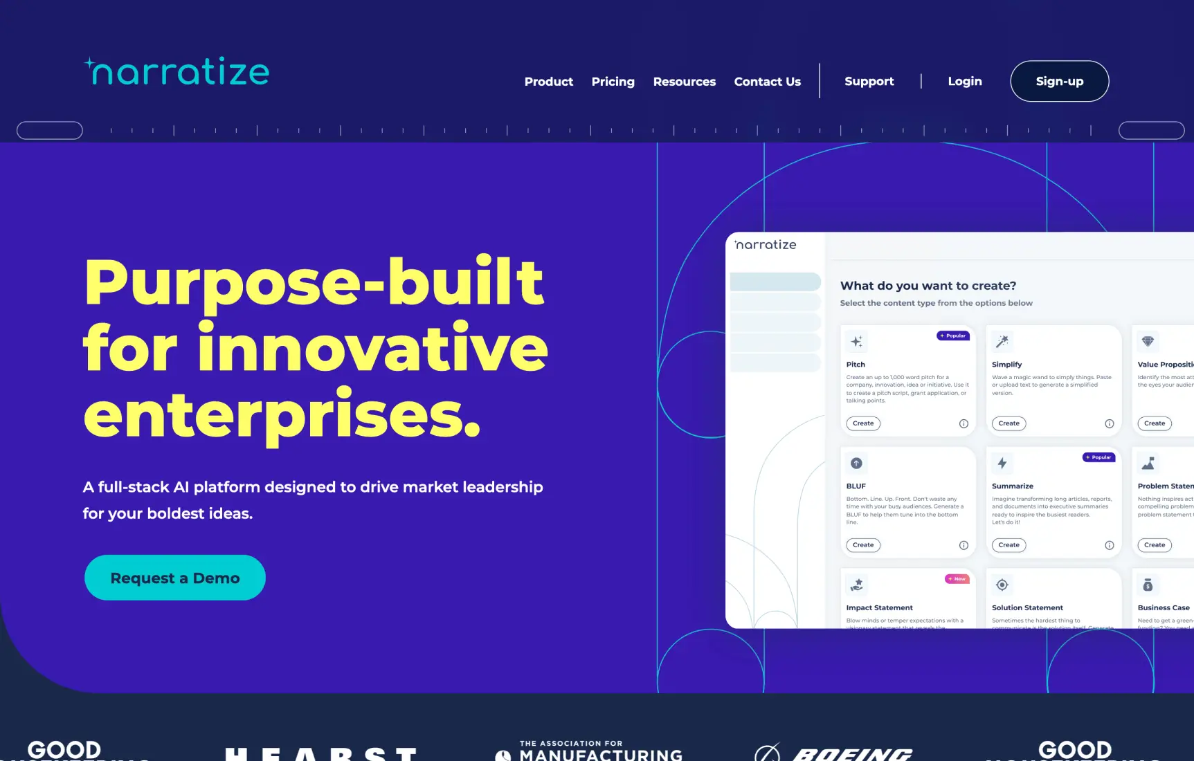 Product page screenshot