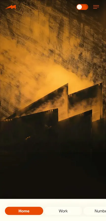 Homepage mobile screenshot