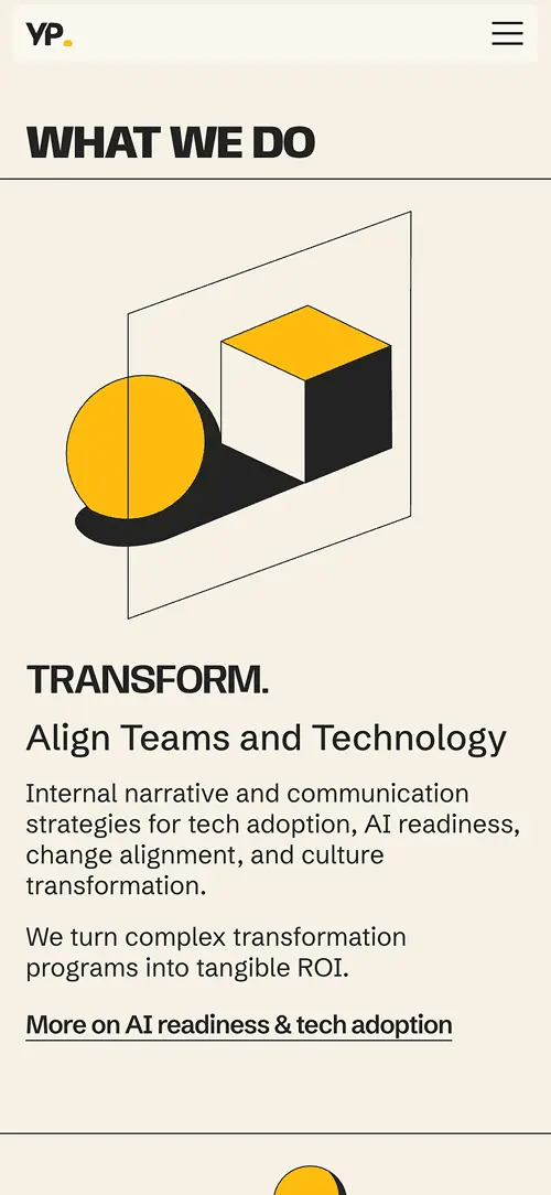 mobile screen layout