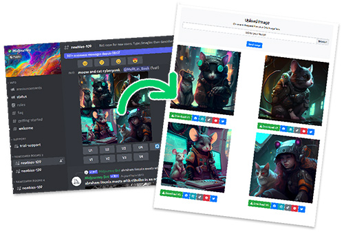 Midjourney Grid Splitter logo