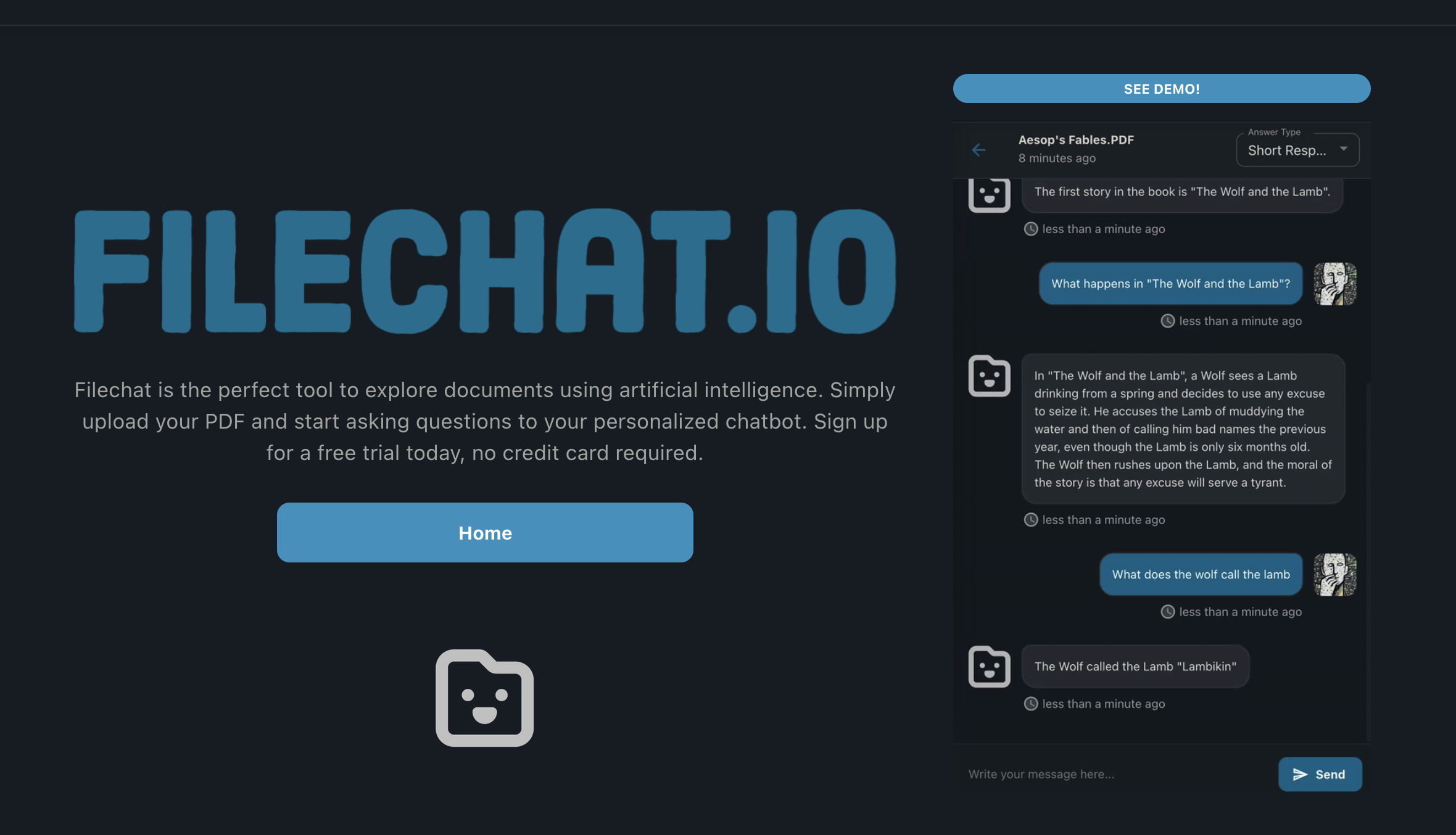 Filechat.io logo